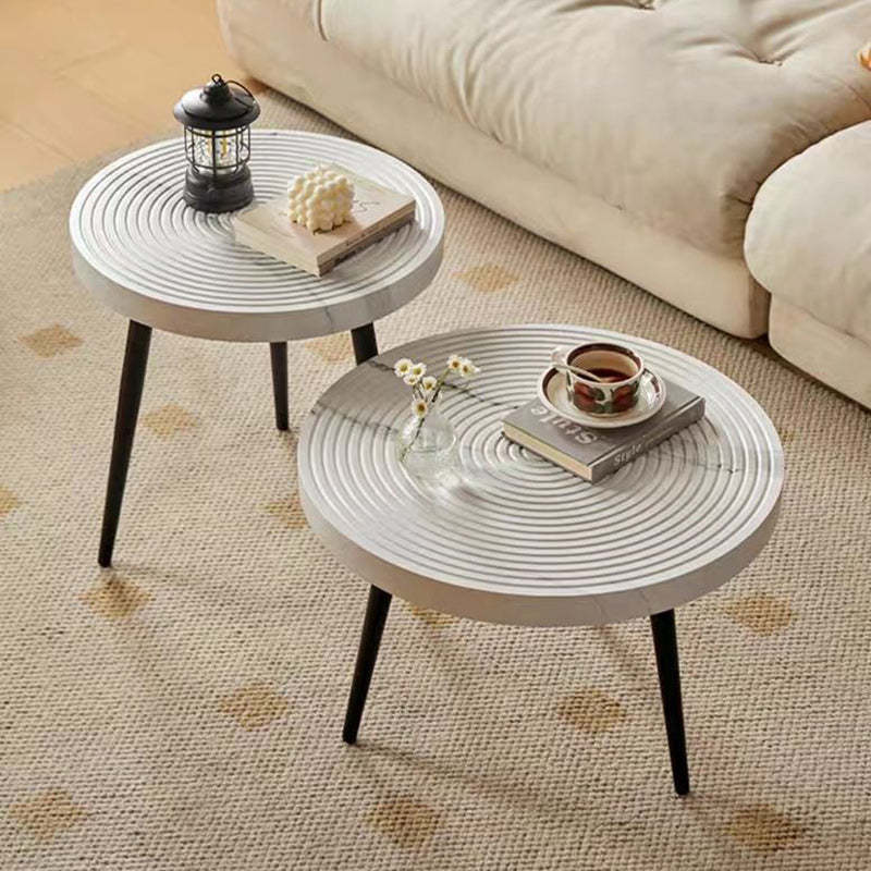 Nordic Iron Frame Coffee Table — White