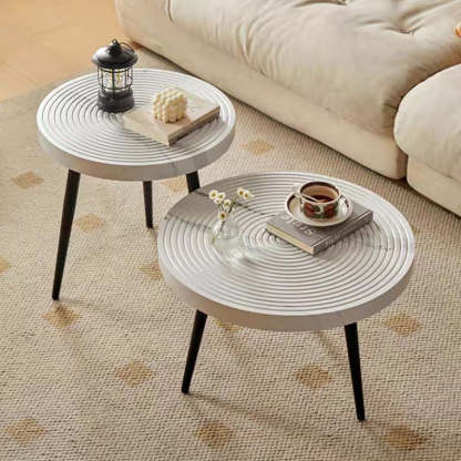 Nordic Iron Frame Coffee Table — White