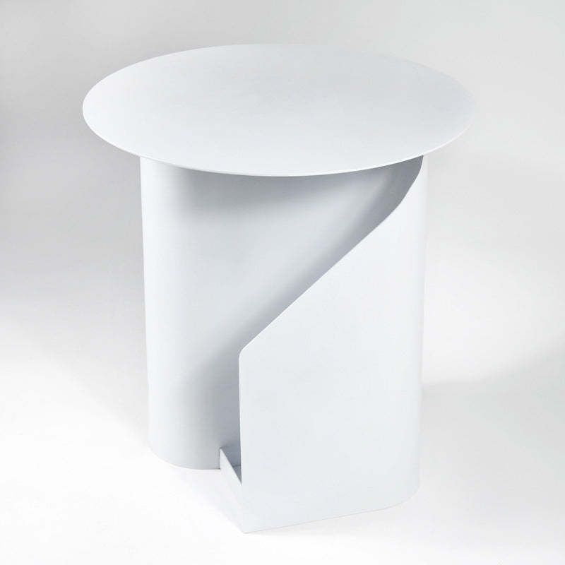 Nordic end geometric gray end & side tables