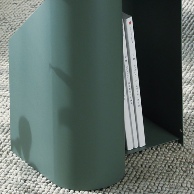 Nordic Geometric Iron Storage End Table