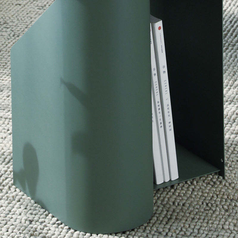 Nordic Geometric Iron Storage End Table