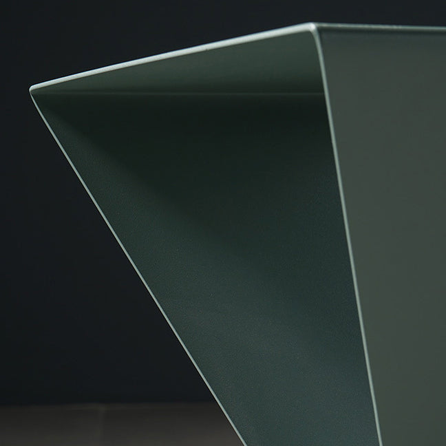 Nordic Geometric Steel End Table