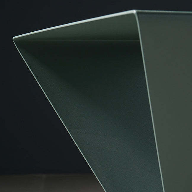 Nordic Geometric Steel End Table