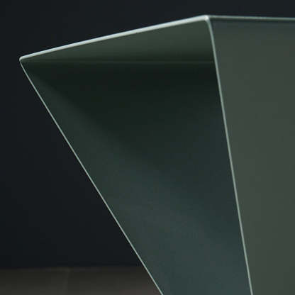 Nordic Geometric Steel End Table