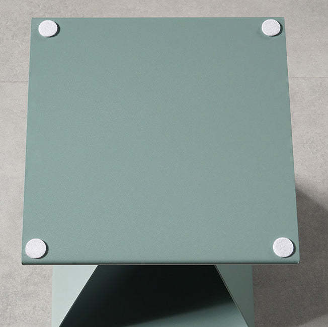 Nordic Geometric Steel End Table
