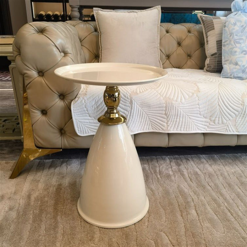 Luxury Cone Metal Coffee Table — Black