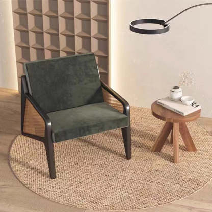 Nordic Round Quad Pedestal Wood Coffee Table