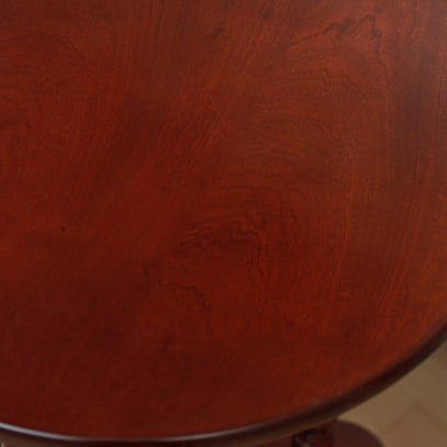 French Triangle Base Solid Wood Coffee Table