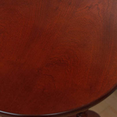 French Triangle Base Solid Wood Coffee Table