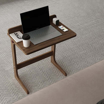 Nordic Black Walnut Wood End Table