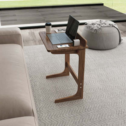 Nordic Black Walnut Wood End Table