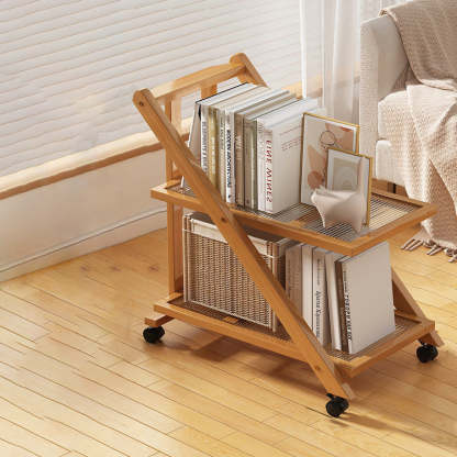 Minimalist Acrylic Bookshelf End Table