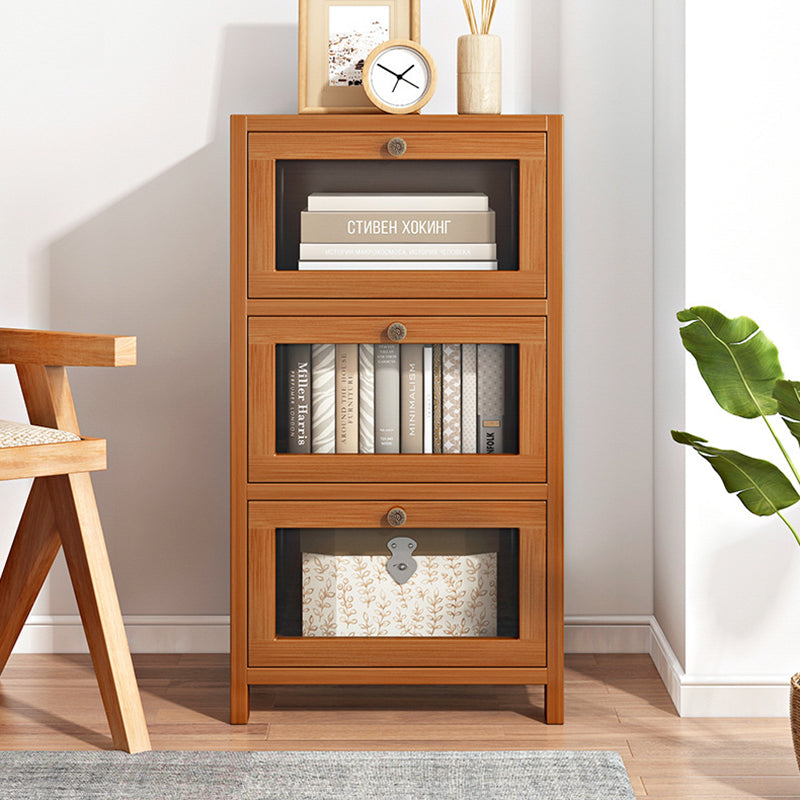 Minimalist Nan Bamboo Acrylic 3/4/5-Drawer Nightstand — 5