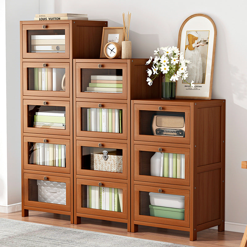 Minimalist Nan Bamboo Acrylic 3/4/5-Drawer Nightstand — 4