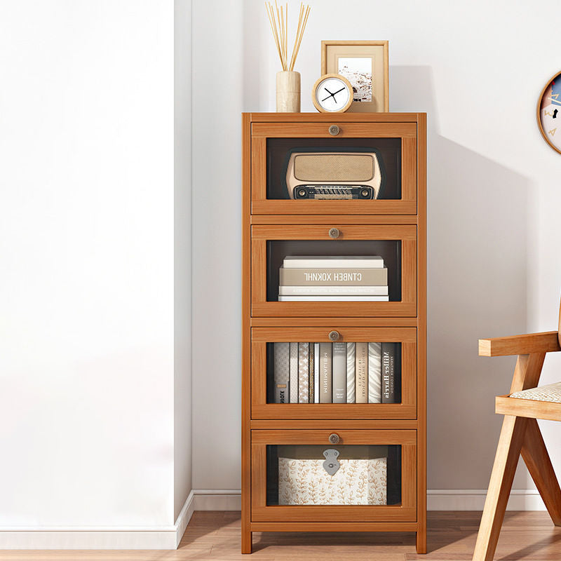 Minimalist Nan Bamboo Acrylic 3/4/5-Drawer Nightstand