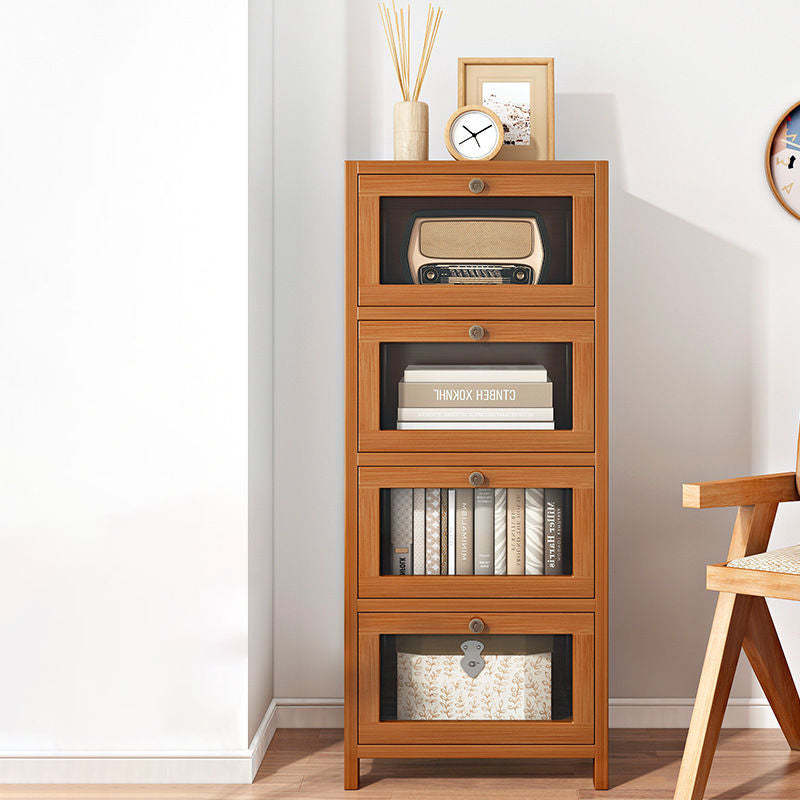 Minimalist Nan Bamboo Acrylic 3/4/5-Drawer Nightstand