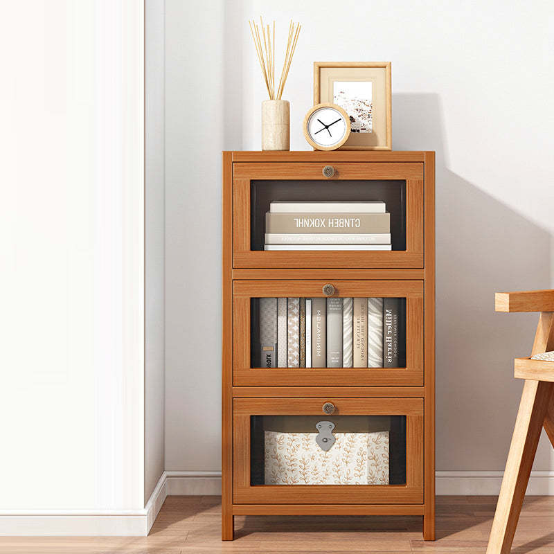 Minimalist Nan Bamboo Acrylic 3/4/5-Drawer Nightstand