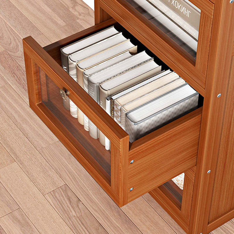 Minimalist Nan Bamboo Acrylic 3/4/5-Drawer Nightstand