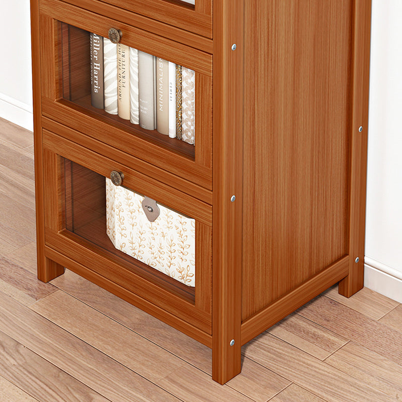 Minimalist Nan Bamboo Acrylic 3/4/5-Drawer Nightstand
