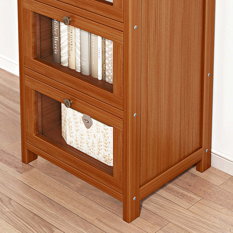 Minimalist Nan Bamboo Acrylic 3/4/5-Drawer Nightstand