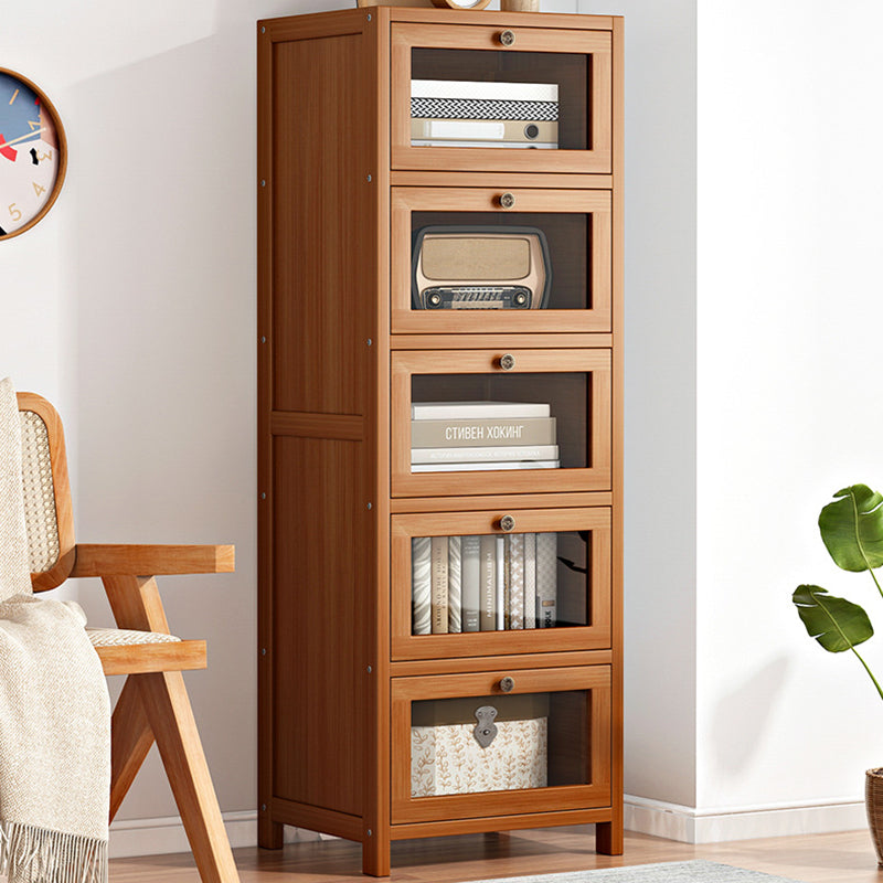 Minimalist Nan Bamboo Acrylic 3/4/5-Drawer Nightstand