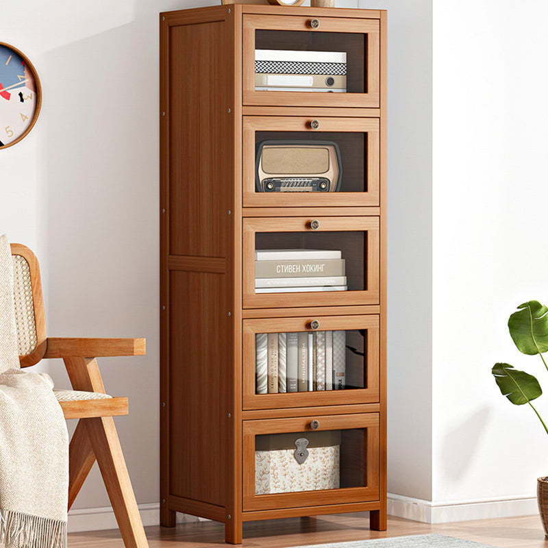 Minimalist Nan Bamboo Acrylic 3/4/5-Drawer Nightstand