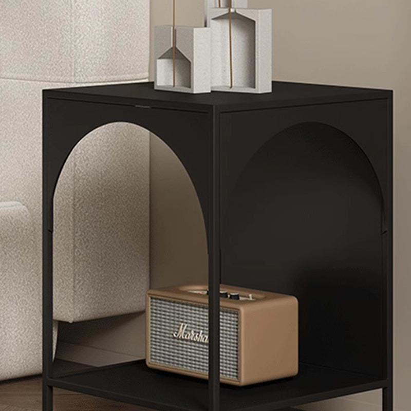Minimalist Arch Iron 2-Tier End Table