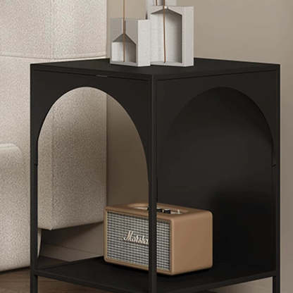 Minimalist Arch Iron 2-Tier End Table