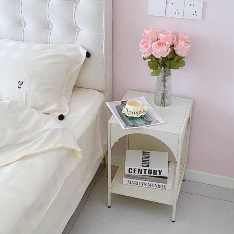 Minimalist Arch Iron 2-Tier End Table