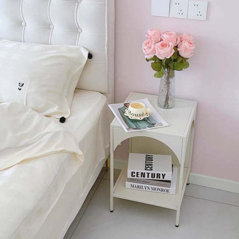 Minimalist Arch Iron 2-Tier End Table