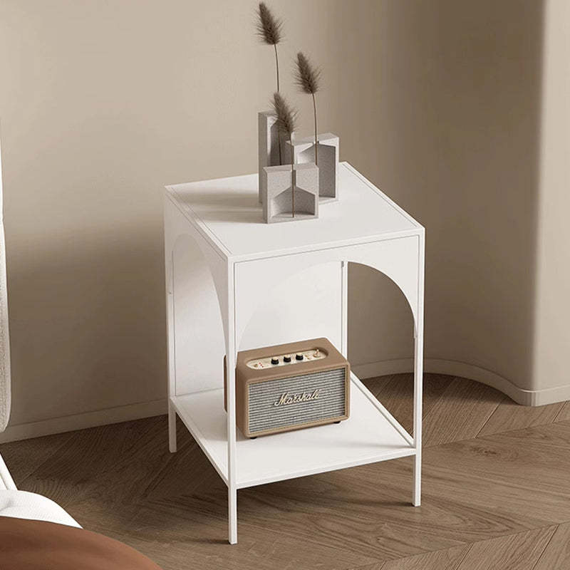 Minimalist Arch Iron 2-Tier End Table