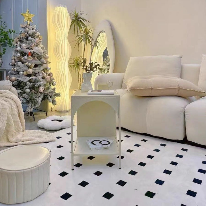 Minimalist Arch Iron 2-Tier End Table