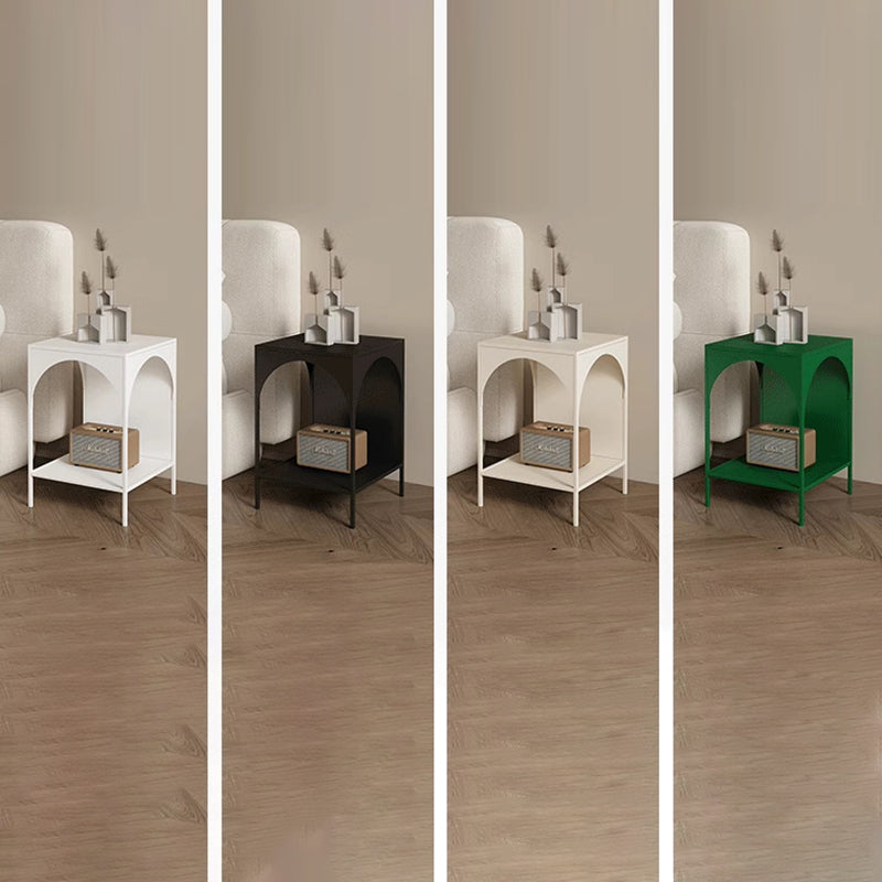 Minimalist Arch Iron 2-Tier End Table