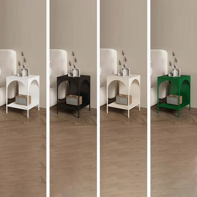 Minimalist Arch Iron 2-Tier End Table