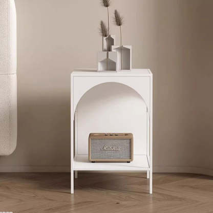 Minimalist Arch Iron 2-Tier End Table