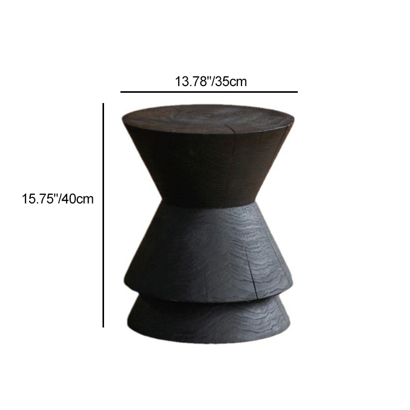 Nordic Funnel Solid Wood End Table