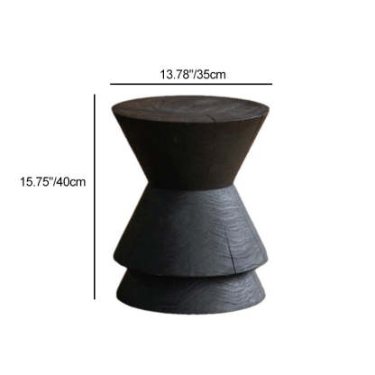 Nordic Funnel Solid Wood End Table