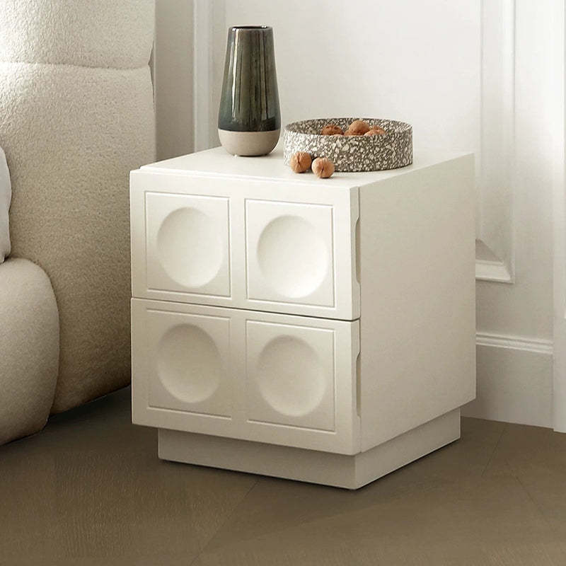 Minimalist Concave 2-Drawer Nightstand