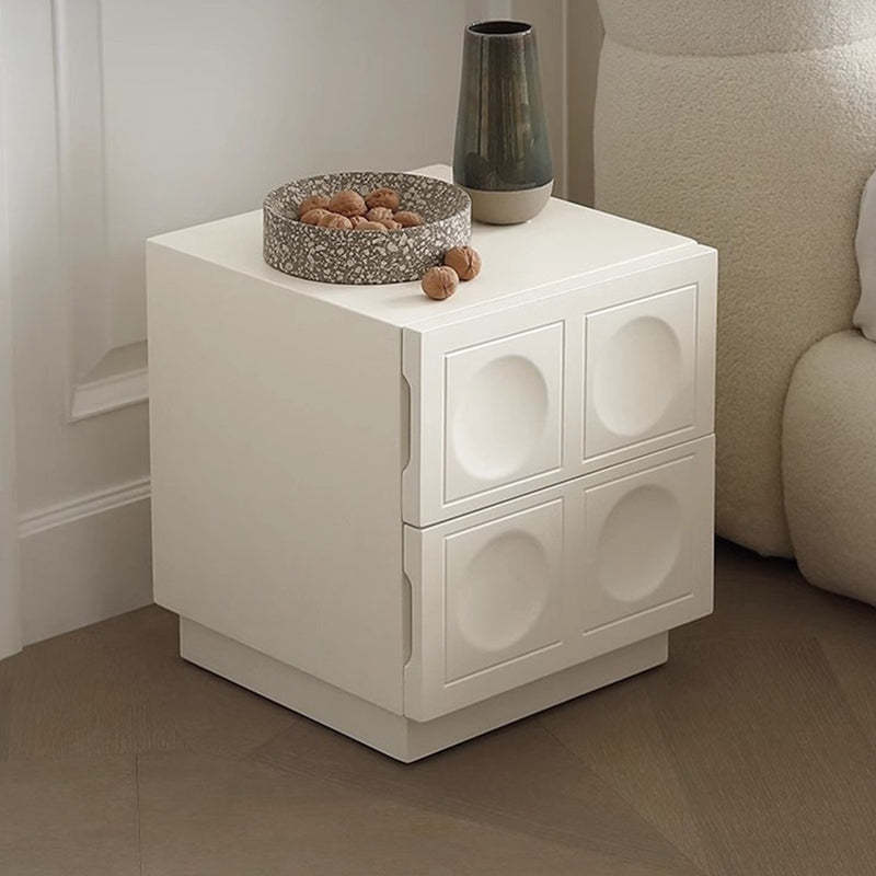 Minimalist Concave 2-Drawer Nightstand