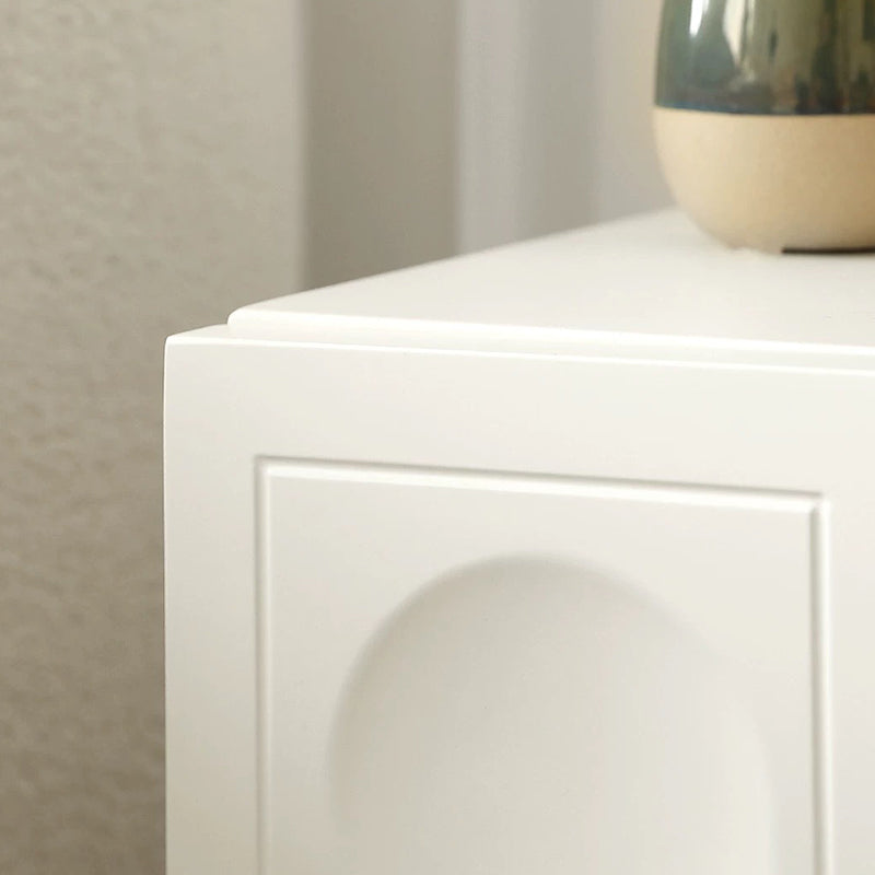 Minimalist Concave 2-Drawer Nightstand