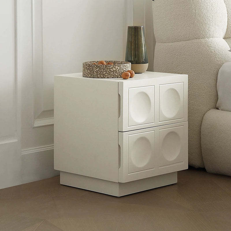 Minimalist Concave 2-Drawer Nightstand