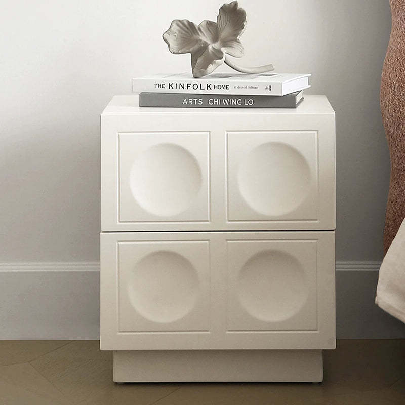 Minimalist Concave 2-Drawer Nightstand