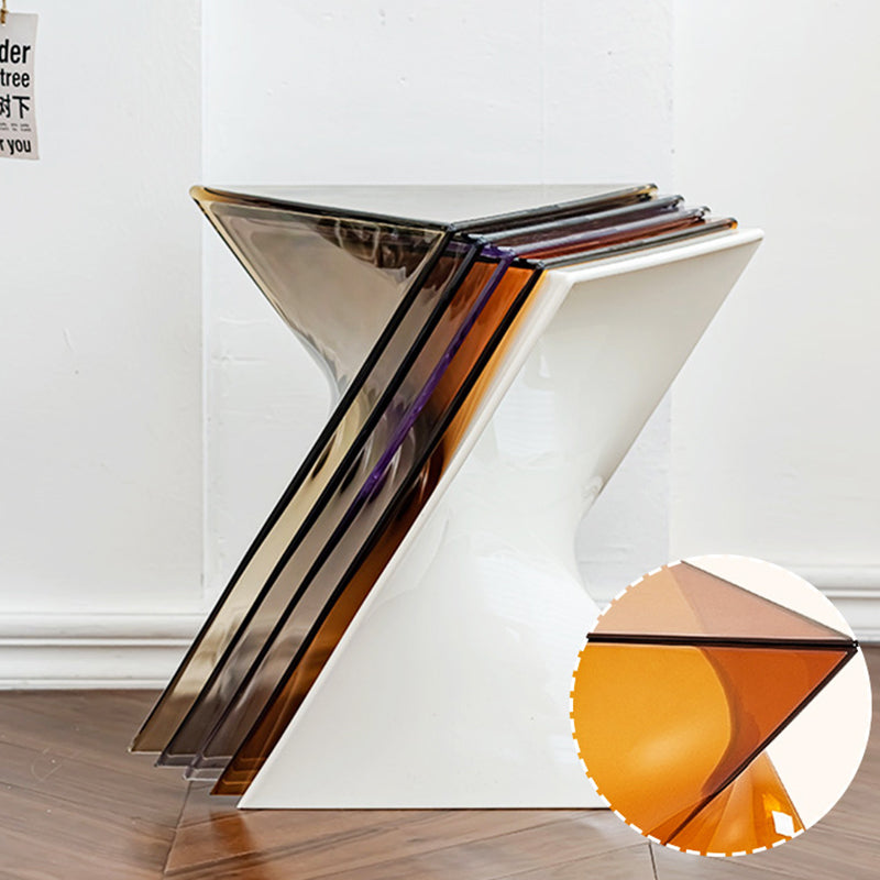 Irregular Geometric End Table