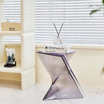 Irregular Geometric End Table