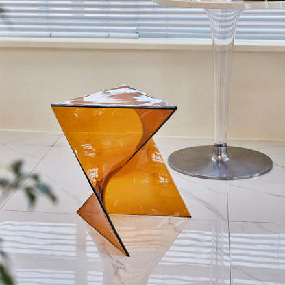 Irregular Geometric End Table