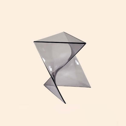 Irregular Geometric End Table