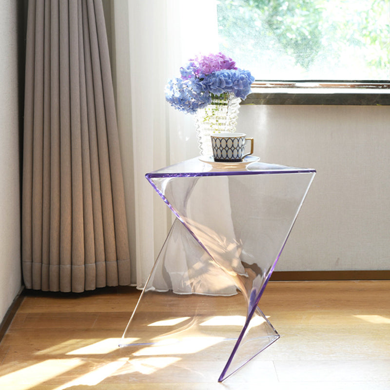 Irregular Geometric End Table