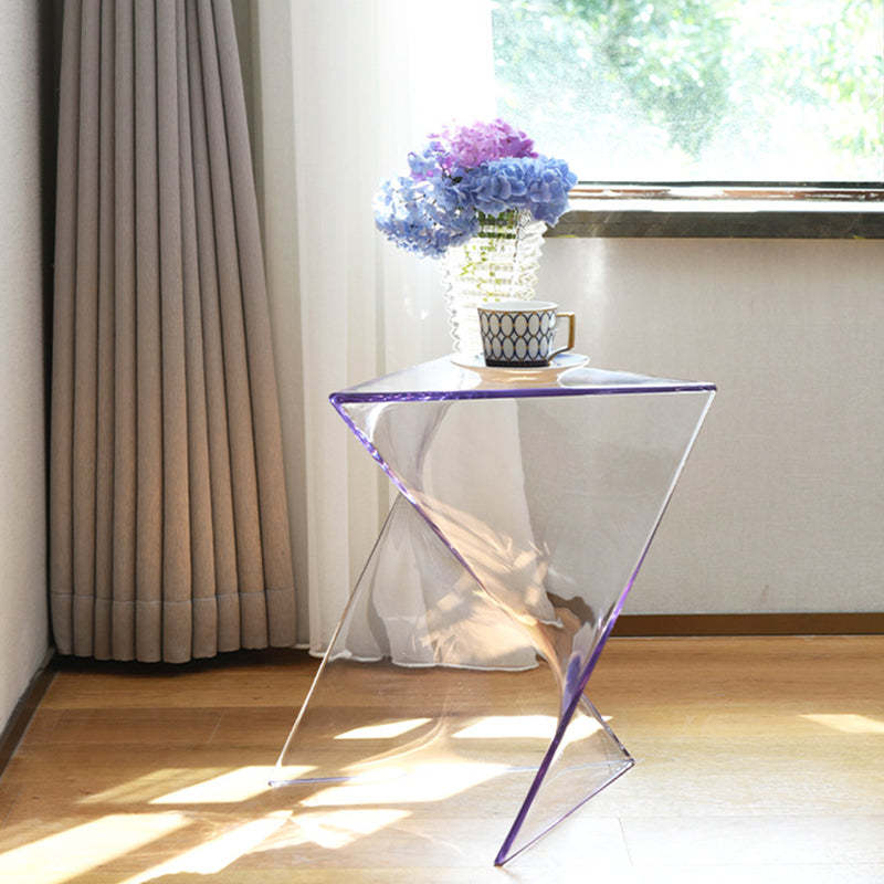 Irregular Geometric End Table