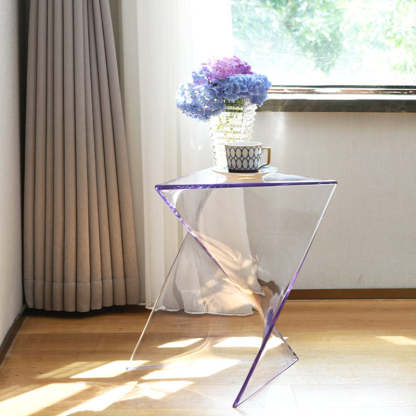 Irregular Geometric End Table