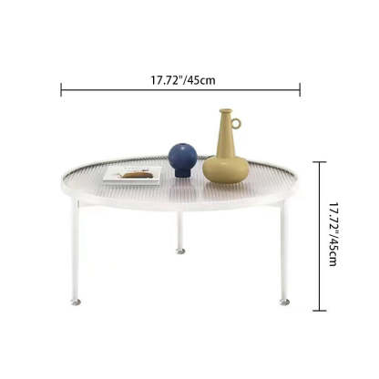 Minimalist Triangle Glass Metal Coffee Table — Black Frame + Teal Glass